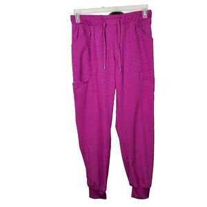 Ava Therese Scrub Joggers Womens Medium Drawstring Elastic Waist Medical Dental